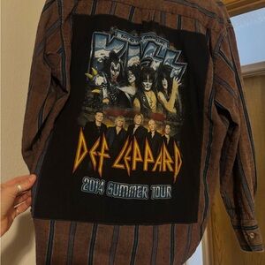 Brown Striped Men's Shirt